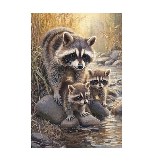 Puzzle 1000 Teile Waschbär Puzzle Tier DIY Kreative Holz Jigsaws für Erwachsene mit Geschenkbox Verpackung, Impossible Herausfordernde Familie Aktivität Spiele, Deko Wohnzimmer 75x50cm D-1095 Puzzle 1000 Teile Waschbär Puzzle Tier DIY Kreative Holz Jigsaws für Erwachsene mit Geschenkbox Verpackung, Impossible Herausfordernde Familie Aktivität Spiele, Deko Wohnzimmer 75x50cm D-1095 von Wehsaeho