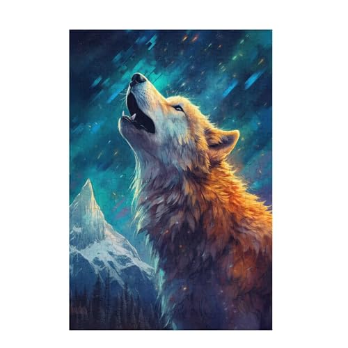 Puzzle 1000 Teile Wolf Puzzle Berg DIY Kreative Holz Jigsaws für Erwachsene mit Geschenkbox Verpackung, Impossible Herausfordernde Familie Aktivität Spiele, Geschenke für Frauen 75x50cm D-1060 Puzzle 1000 Teile Wolf Puzzle Berg DIY Kreative Holz Jigsaws für Erwachsene mit Geschenkbox Verpackung, Impossible Herausfordernde Familie Aktivität Spiele, Geschenke für Frauen 75x50cm D-1060 von Wehsaeho