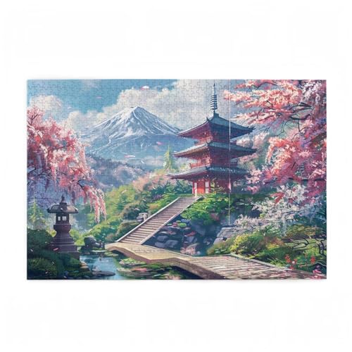 Puzzle 1500 Teile Japan Puzzle Vulkan Fuji DIY Kreative Holz Jigsaws für Erwachsene mit Geschenkbox Verpackung, Impossible Herausfordernde Familie Aktivität Spiele, Deko Wohnzimmer 87x57cm D-198 Puzzle 1500 Teile Japan Puzzle Vulkan Fuji DIY Kreative Holz Jigsaws für Erwachsene mit Geschenkbox Verpackung, Impossible Herausfordernde Familie Aktivität Spiele, Deko Wohnzimmer 87x57cm D-198 von Wehsaeho