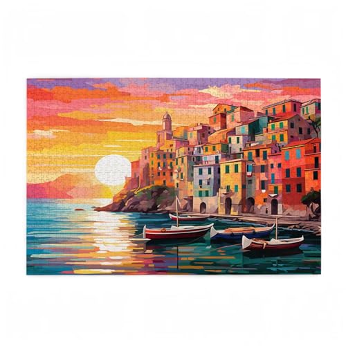 Puzzle 1500 Teile Meer Puzzle Sonnenuntergang DIY Kreative Holz Jigsaws für Erwachsene mit Geschenkbox Verpackung, Impossible Herausfordernde Familie Aktivität Spiele, Deko Wohnzimmer 87x57cm D-663 Puzzle 1500 Teile Meer Puzzle Sonnenuntergang DIY Kreative Holz Jigsaws für Erwachsene mit Geschenkbox Verpackung, Impossible Herausfordernde Familie Aktivität Spiele, Deko Wohnzimmer 87x57cm D-663 von Wehsaeho