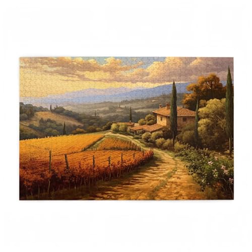 Puzzle 200 Teile Bauernhof Puzzle Herbst DIY Kreative Holz Jigsaws für Erwachsene mit Geschenkbox Verpackung, Impossible Herausfordernde Familie Aktivität Spiele, Deko Wohnzimmer 35x25cm D-179 Puzzle 200 Teile Bauernhof Puzzle Herbst DIY Kreative Holz Jigsaws für Erwachsene mit Geschenkbox Verpackung, Impossible Herausfordernde Familie Aktivität Spiele, Deko Wohnzimmer 35x25cm D-179 von Wehsaeho