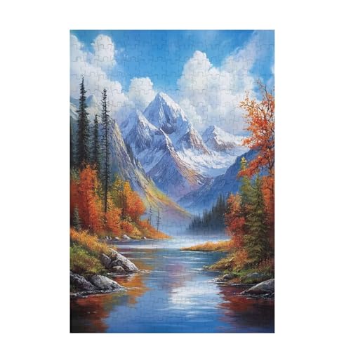 Puzzle 200 Teile Berg Puzzle Herbst DIY Kreative Holz Jigsaws für Erwachsene mit Geschenkbox Verpackung, Impossible Herausfordernde Familie Aktivität Spiele, Geschenke für Frauen 35x25cm D-860 Puzzle 200 Teile Berg Puzzle Herbst DIY Kreative Holz Jigsaws für Erwachsene mit Geschenkbox Verpackung, Impossible Herausfordernde Familie Aktivität Spiele, Geschenke für Frauen 35x25cm D-860 von Wehsaeho