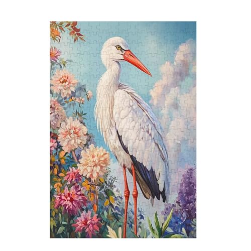 Puzzle 200 Teile Blume Puzzle Weißstorch DIY Kreative Holz Jigsaws für Erwachsene mit Geschenkbox Verpackung, Impossible Herausfordernde Familie Aktivität Spiele, Deko Wohnzimmer 35x25cm D-1319 Puzzle 200 Teile Blume Puzzle Weißstorch DIY Kreative Holz Jigsaws für Erwachsene mit Geschenkbox Verpackung, Impossible Herausfordernde Familie Aktivität Spiele, Deko Wohnzimmer 35x25cm D-1319 von Wehsaeho