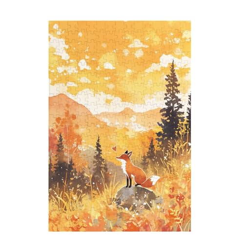 Puzzle 200 Teile Fuchs Puzzle Berg DIY Kreative Holz Jigsaws für Erwachsene mit Geschenkbox Verpackung, Impossible Herausfordernde Familie Aktivität Spiele, Geschenke für Frauen 35x25cm D-1097 Puzzle 200 Teile Fuchs Puzzle Berg DIY Kreative Holz Jigsaws für Erwachsene mit Geschenkbox Verpackung, Impossible Herausfordernde Familie Aktivität Spiele, Geschenke für Frauen 35x25cm D-1097 von Wehsaeho