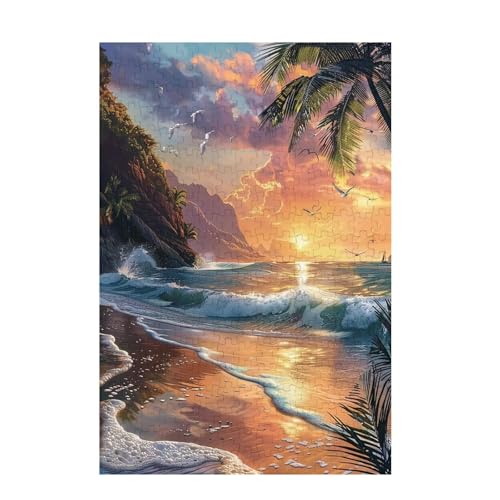 Puzzle 200 Teile Meer Puzzle Strand DIY Kreative Holz Jigsaws für Erwachsene mit Geschenkbox, Impossible Herausfordernde Familie Aktivität Spiele, Deko Wohnzimmer, Geschenke für Frauen 35x25cm D-1238 Puzzle 200 Teile Meer Puzzle Strand DIY Kreative Holz Jigsaws für Erwachsene mit Geschenkbox, Impossible Herausfordernde Familie Aktivität Spiele, Deko Wohnzimmer, Geschenke für Frauen 35x25cm D-1238 von Wehsaeho