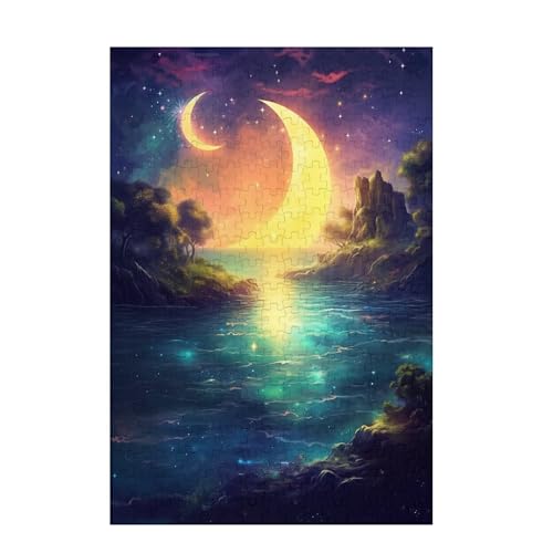 Puzzle 200 Teile Mond Puzzle Baum DIY Kreative Holz Jigsaws für Erwachsene mit Geschenkbox Verpackung, Impossible Herausfordernde Familie Aktivität Spiele, Wohnzimmer Deko Geschenke 35x25cm D-859 Puzzle 200 Teile Mond Puzzle Baum DIY Kreative Holz Jigsaws für Erwachsene mit Geschenkbox Verpackung, Impossible Herausfordernde Familie Aktivität Spiele, Wohnzimmer Deko Geschenke 35x25cm D-859 von Wehsaeho