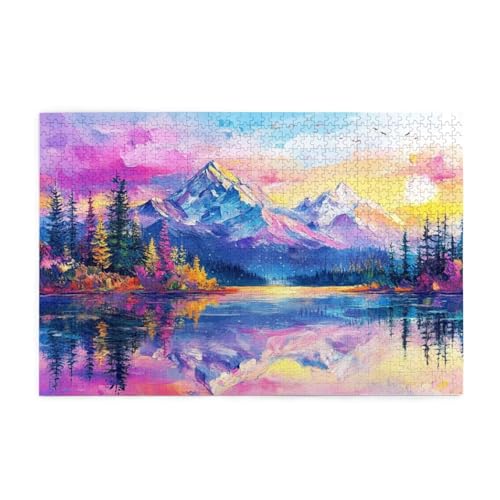 Puzzle 2000 Teile Berg Puzzle Natürliche Landschaft DIY Kreative Holz Jigsaws für Erwachsene, Impossible Herausfordernde Familie Aktivität Spiele, Deko Wohnzimmer, Geschenke für Frauen 99x70cm E-1288 Puzzle 2000 Teile Berg Puzzle Natürliche Landschaft DIY Kreative Holz Jigsaws für Erwachsene, Impossible Herausfordernde Familie Aktivität Spiele, Deko Wohnzimmer, Geschenke für Frauen 99x70cm E-1288 von Wehsaeho