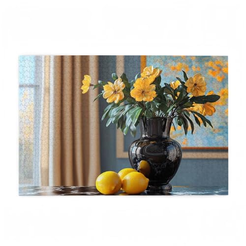 Puzzle 2000 Teile Blume Puzzle Zitrone DIY Kreative Holz Jigsaws für Erwachsene mit Geschenkbox Verpackung, Impossible Herausfordernde Familie Aktivität Spiele, Geschenke für Frauen 99x70cm D-437 Puzzle 2000 Teile Blume Puzzle Zitrone DIY Kreative Holz Jigsaws für Erwachsene mit Geschenkbox Verpackung, Impossible Herausfordernde Familie Aktivität Spiele, Geschenke für Frauen 99x70cm D-437 von Wehsaeho