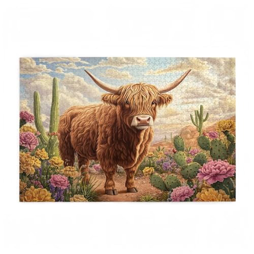 Puzzle 2000 Teile Hochlandrinder Puzzle Tier DIY Kreative Holz Jigsaws für Erwachsene mit Geschenkbox Verpackung, Impossible Herausfordernde Familie Aktivität Spiele, Deko Wohnzimmer 99x70cm D-340 Puzzle 2000 Teile Hochlandrinder Puzzle Tier DIY Kreative Holz Jigsaws für Erwachsene mit Geschenkbox Verpackung, Impossible Herausfordernde Familie Aktivität Spiele, Deko Wohnzimmer 99x70cm D-340 von Wehsaeho