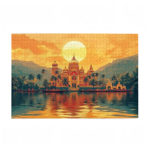 Puzzle 2000 Teile Indien Puzzle Taj Mahal DIY Kreative Holz Jigsaws für Erwachsene mit Geschenkbox Verpackung, Impossible Herausfordernde Familie Aktivität Spiele, Deko Wohnzimmer 99x70cm D-459 Puzzle 2000 Teile Indien Puzzle Taj Mahal DIY Kreative Holz Jigsaws für Erwachsene mit Geschenkbox Verpackung, Impossible Herausfordernde Familie Aktivität Spiele, Deko Wohnzimmer 99x70cm D-459 von Wehsaeho