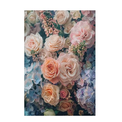 Puzzle 300 Teile Blume Puzzle Farbe DIY Kreative Holz Jigsaws für Erwachsene mit Geschenkbox Verpackung, Impossible Herausfordernde Familie Aktivität Spiele, Geschenke für Frauen 38x26cm D-818 Puzzle 300 Teile Blume Puzzle Farbe DIY Kreative Holz Jigsaws für Erwachsene mit Geschenkbox Verpackung, Impossible Herausfordernde Familie Aktivität Spiele, Geschenke für Frauen 38x26cm D-818 von Wehsaeho