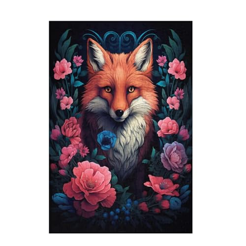 Puzzle 300 Teile Blume Puzzle Fuchs DIY Kreative Holz Jigsaws für Erwachsene mit Geschenkbox Verpackung, Impossible Herausfordernde Familie Aktivität Spiele, Geschenke für Frauen 38x26cm D-837 Puzzle 300 Teile Blume Puzzle Fuchs DIY Kreative Holz Jigsaws für Erwachsene mit Geschenkbox Verpackung, Impossible Herausfordernde Familie Aktivität Spiele, Geschenke für Frauen 38x26cm D-837 von Wehsaeho