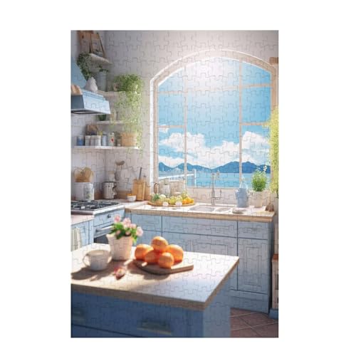 Puzzle 300 Teile Küche Puzzle Landschaft DIY Kreative Holz Jigsaws für Erwachsene mit Geschenkbox Verpackung, Impossible Herausfordernde Familie Aktivität Spiele, Deko Wohnzimmer 38x26cm D-1579 Puzzle 300 Teile Küche Puzzle Landschaft DIY Kreative Holz Jigsaws für Erwachsene mit Geschenkbox Verpackung, Impossible Herausfordernde Familie Aktivität Spiele, Deko Wohnzimmer 38x26cm D-1579 von Wehsaeho