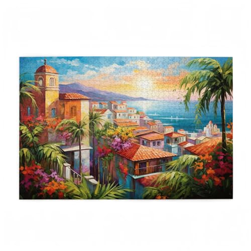 Puzzle 300 Teile Landschaft Puzzle Sonnenuntergang DIY Kreative Holz Jigsaws für Erwachsene mit Geschenkbox Verpackung, Impossible Herausfordernde Familie Aktivität Spiele, Zimmer Deko 38x26cm D-662 Puzzle 300 Teile Landschaft Puzzle Sonnenuntergang DIY Kreative Holz Jigsaws für Erwachsene mit Geschenkbox Verpackung, Impossible Herausfordernde Familie Aktivität Spiele, Zimmer Deko 38x26cm D-662 von Wehsaeho