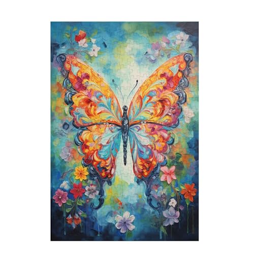 Puzzle 300 Teile Schmetterling Puzzle Blume DIY Kreative Holz Jigsaws für Erwachsene mit Geschenkbox Verpackung, Impossible Herausfordernde Familie Aktivität Spiele, Deko Wohnzimmer 38x26cm D-1425 Puzzle 300 Teile Schmetterling Puzzle Blume DIY Kreative Holz Jigsaws für Erwachsene mit Geschenkbox Verpackung, Impossible Herausfordernde Familie Aktivität Spiele, Deko Wohnzimmer 38x26cm D-1425 von Wehsaeho