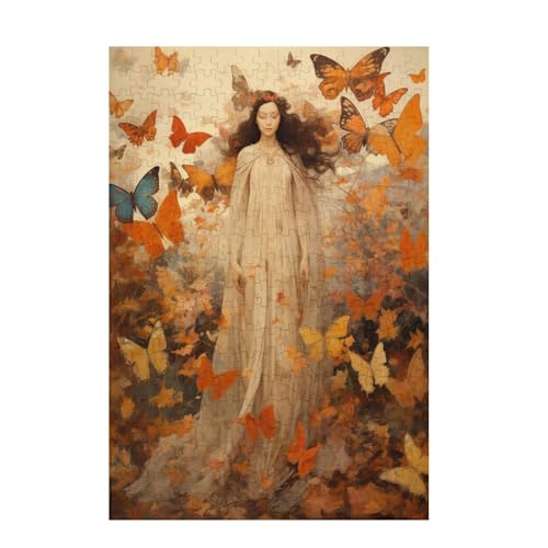Puzzle 300 Teile Schmetterling Puzzle Frau DIY Kreative Holz Jigsaws für Erwachsene mit Geschenkbox Verpackung, Impossible Herausfordernde Familie Aktivität Spiele, Deko Wohnzimmer 38x26cm D-1638 Puzzle 300 Teile Schmetterling Puzzle Frau DIY Kreative Holz Jigsaws für Erwachsene mit Geschenkbox Verpackung, Impossible Herausfordernde Familie Aktivität Spiele, Deko Wohnzimmer 38x26cm D-1638 von Wehsaeho