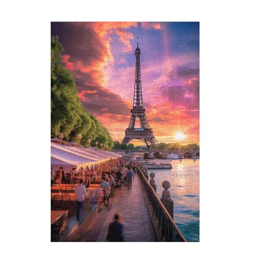 Puzzle 300 Teile Sonnenuntergang Puzzle Frankreich DIY Kreative Holz Jigsaws für Erwachsene mit Geschenkbox Verpackung, Impossible Herausfordernde Familie Aktivität Spiele, Zimmer Deko 38x26cm D-1372 Puzzle 300 Teile Sonnenuntergang Puzzle Frankreich DIY Kreative Holz Jigsaws für Erwachsene mit Geschenkbox Verpackung, Impossible Herausfordernde Familie Aktivität Spiele, Zimmer Deko 38x26cm D-1372 von Wehsaeho