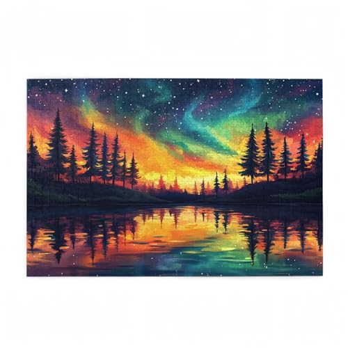 Puzzle 3000 Teile Aurora Puzzle Farbe DIY Kreative Holz Jigsaws für Erwachsene mit Geschenkbox Verpackung, Impossible Herausfordernde Familie Aktivität Spiele, Geschenke für Frauen 81x122cm D-499 Puzzle 3000 Teile Aurora Puzzle Farbe DIY Kreative Holz Jigsaws für Erwachsene mit Geschenkbox Verpackung, Impossible Herausfordernde Familie Aktivität Spiele, Geschenke für Frauen 81x122cm D-499 von Wehsaeho