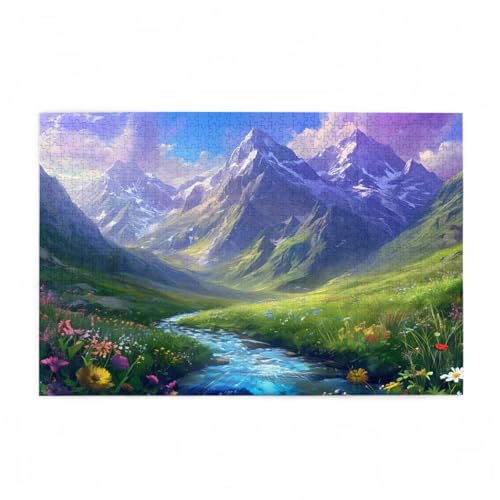 Puzzle 3000 Teile Berg Puzzle Landschaft DIY Kreative Holz Jigsaws für Erwachsene mit Geschenkbox Verpackung, Impossible Herausfordernde Familie Aktivität Spiele, Deko Wohnzimmer 81x122cm D-40 Puzzle 3000 Teile Berg Puzzle Landschaft DIY Kreative Holz Jigsaws für Erwachsene mit Geschenkbox Verpackung, Impossible Herausfordernde Familie Aktivität Spiele, Deko Wohnzimmer 81x122cm D-40 von Wehsaeho
