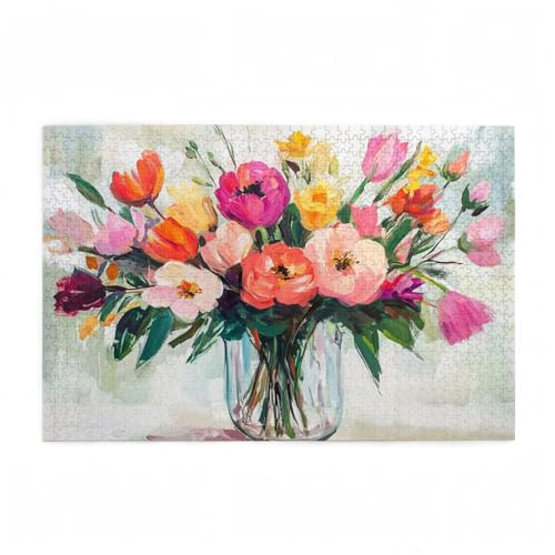 Puzzle 3000 Teile Blume Puzzle Retro DIY Kreative Holz Jigsaws für Erwachsene mit Geschenkbox, Impossible Herausfordernde Familie Aktivität Spiele, Deko Wohnzimmer, Geschenke für Frauen 81x122cm D-382 Puzzle 3000 Teile Blume Puzzle Retro DIY Kreative Holz Jigsaws für Erwachsene mit Geschenkbox, Impossible Herausfordernde Familie Aktivität Spiele, Deko Wohnzimmer, Geschenke für Frauen 81x122cm D-382 von Wehsaeho