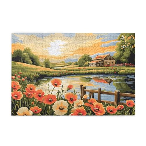 Puzzle 3000 Teile Blume Puzzle Sonnenuntergang DIY Kreative Holz Jigsaws für Erwachsene, Impossible Herausfordernde Familie Aktivität Spiele, Deko Wohnzimmer, Geschenke für Frauen 81x122cm E-1179 Puzzle 3000 Teile Blume Puzzle Sonnenuntergang DIY Kreative Holz Jigsaws für Erwachsene, Impossible Herausfordernde Familie Aktivität Spiele, Deko Wohnzimmer, Geschenke für Frauen 81x122cm E-1179 von Wehsaeho