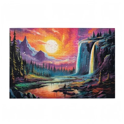 Puzzle 3000 Teile Fallen Puzzle Sonnenuntergang DIY Kreative Holz Jigsaws für Erwachsene mit Geschenkbox Verpackung, Impossible Herausfordernde Familie Aktivität Spiele, Deko Wohnzimmer 81x122cm D-209 Puzzle 3000 Teile Fallen Puzzle Sonnenuntergang DIY Kreative Holz Jigsaws für Erwachsene mit Geschenkbox Verpackung, Impossible Herausfordernde Familie Aktivität Spiele, Deko Wohnzimmer 81x122cm D-209 von Wehsaeho