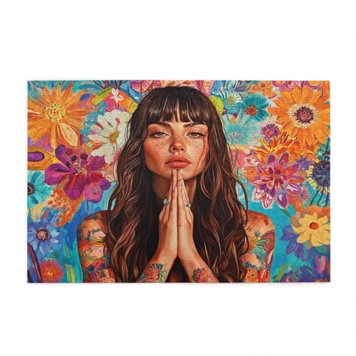 Puzzle 3000 Teile Mädchen Puzzle Blume DIY Kreative Holz Jigsaws für Erwachsene mit Geschenkbox Verpackung, Impossible Herausfordernde Familie Aktivität Spiele, Deko Wohnzimmer 81x122cm D-219 Puzzle 3000 Teile Mädchen Puzzle Blume DIY Kreative Holz Jigsaws für Erwachsene mit Geschenkbox Verpackung, Impossible Herausfordernde Familie Aktivität Spiele, Deko Wohnzimmer 81x122cm D-219 von Wehsaeho