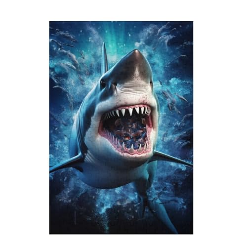Puzzle 3000 Teile Meer Puzzle Hai DIY Kreative Holz Jigsaws für Erwachsene mit Geschenkbox Verpackung, Impossible Herausfordernde Familie Aktivität Spiele, Geschenke für Frauen 81x122cm D-1017 Puzzle 3000 Teile Meer Puzzle Hai DIY Kreative Holz Jigsaws für Erwachsene mit Geschenkbox Verpackung, Impossible Herausfordernde Familie Aktivität Spiele, Geschenke für Frauen 81x122cm D-1017 von Wehsaeho
