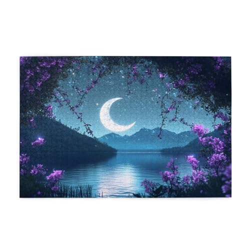 Puzzle 3000 Teile Mond Puzzle Blume DIY Kreative Holz Jigsaws für Erwachsene mit Geschenkbox Verpackung, Impossible Herausfordernde Familie Aktivität Spiele, Deko Wohnzimmer Geschenke 81x122cm E-1239 Puzzle 3000 Teile Mond Puzzle Blume DIY Kreative Holz Jigsaws für Erwachsene mit Geschenkbox Verpackung, Impossible Herausfordernde Familie Aktivität Spiele, Deko Wohnzimmer Geschenke 81x122cm E-1239 von Wehsaeho