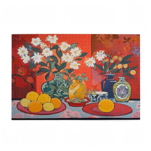 Puzzle 500 Teile Retro Puzzle Blume DIY Kreative Holz Jigsaws für Erwachsene mit Geschenkbox Verpackung, Impossible Herausfordernde Familie Aktivität Spiele, Geschenke für Frauen 52x38cm D-538 Puzzle 500 Teile Retro Puzzle Blume DIY Kreative Holz Jigsaws für Erwachsene mit Geschenkbox Verpackung, Impossible Herausfordernde Familie Aktivität Spiele, Geschenke für Frauen 52x38cm D-538 von Wehsaeho
