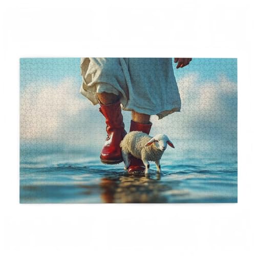 Puzzle 500 Teile Schaf Puzzle Meer DIY Kreative Holz Jigsaws für Erwachsene mit Geschenkbox Verpackung, Impossible Herausfordernde Familie Aktivität Spiele, Wohnzimmer Deko Geschenke 52x38cm D-380 Puzzle 500 Teile Schaf Puzzle Meer DIY Kreative Holz Jigsaws für Erwachsene mit Geschenkbox Verpackung, Impossible Herausfordernde Familie Aktivität Spiele, Wohnzimmer Deko Geschenke 52x38cm D-380 von Wehsaeho