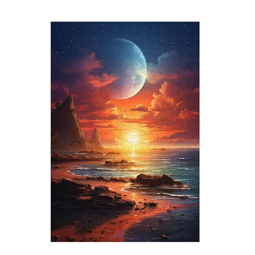 Puzzle 500 Teile Sonnenuntergang Puzzle Natur DIY Kreative Holz Jigsaws für Erwachsene mit Geschenkbox Verpackung, Impossible Herausfordernde Familie Aktivität Spiele, Deko Wohnzimmer 52x38cm D-1177 Puzzle 500 Teile Sonnenuntergang Puzzle Natur DIY Kreative Holz Jigsaws für Erwachsene mit Geschenkbox Verpackung, Impossible Herausfordernde Familie Aktivität Spiele, Deko Wohnzimmer 52x38cm D-1177 von Wehsaeho