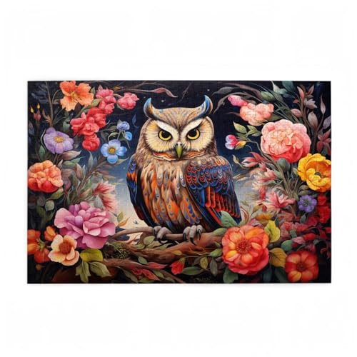 Puzzle 5000 Teile Eule Puzzle Blume DIY Kreative Holz Jigsaws für Erwachsene mit Geschenkbox, Impossible Herausfordernde Familie Aktivität Spiele, Deko Wohnzimmer, Geschenke für Frauen 105x156cm D-598 Puzzle 5000 Teile Eule Puzzle Blume DIY Kreative Holz Jigsaws für Erwachsene mit Geschenkbox, Impossible Herausfordernde Familie Aktivität Spiele, Deko Wohnzimmer, Geschenke für Frauen 105x156cm D-598 von Wehsaeho