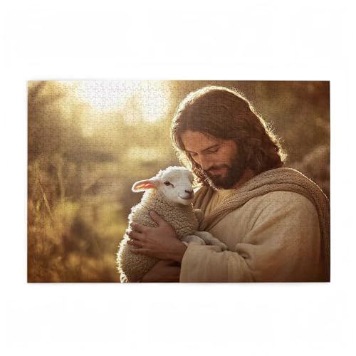 Puzzle 5000 Teile Schaf Puzzle Tier DIY Kreative Holz Jigsaws für Erwachsene mit Geschenkbox, Impossible Herausfordernde Familie Aktivität Spiele, Deko Wohnzimmer, Geschenke für Frauen 105x156cm D-379 Puzzle 5000 Teile Schaf Puzzle Tier DIY Kreative Holz Jigsaws für Erwachsene mit Geschenkbox, Impossible Herausfordernde Familie Aktivität Spiele, Deko Wohnzimmer, Geschenke für Frauen 105x156cm D-379 von Wehsaeho