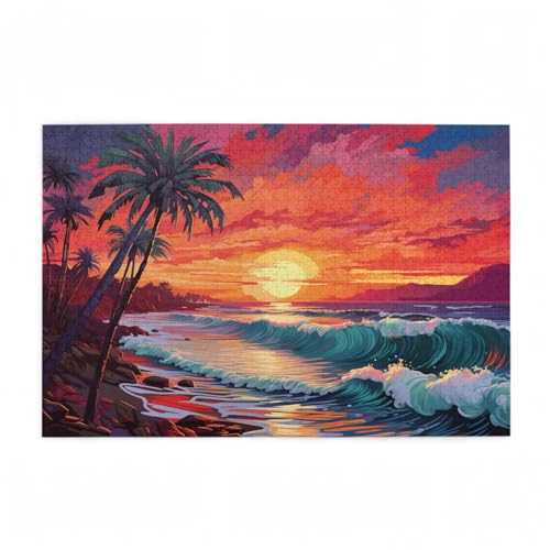 Puzzle 5000 Teile Sonnenuntergang Puzzle Baum DIY Kreative Holz Jigsaws für Erwachsene mit Geschenkbox Verpackung, Impossible Herausfordernde Familie Aktivität Spiele, Deko Wohnzimmer 105x156cm D-739 Puzzle 5000 Teile Sonnenuntergang Puzzle Baum DIY Kreative Holz Jigsaws für Erwachsene mit Geschenkbox Verpackung, Impossible Herausfordernde Familie Aktivität Spiele, Deko Wohnzimmer 105x156cm D-739 von Wehsaeho