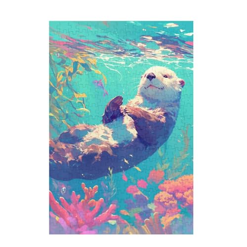 Puzzle 5000 Teile Tier Puzzle Otter DIY Kreative Holz Jigsaws für Erwachsene mit Geschenkbox Verpackung, Impossible Herausfordernde Familie Aktivität Spiele, Geschenke für Frauen 105x156cm D-1218 Puzzle 5000 Teile Tier Puzzle Otter DIY Kreative Holz Jigsaws für Erwachsene mit Geschenkbox Verpackung, Impossible Herausfordernde Familie Aktivität Spiele, Geschenke für Frauen 105x156cm D-1218 von Wehsaeho
