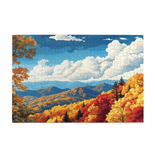 Puzzle 6000 Teile Baum Puzzle Herbst DIY Kreative Holz Jigsaws für Erwachsene, Geschenkbox Verpackung, Impossible Herausfordernde Familie Aktivität Spiele, Deko Wohnzimmer Geschenke 105x179cm E-1315 Puzzle 6000 Teile Baum Puzzle Herbst DIY Kreative Holz Jigsaws für Erwachsene, Geschenkbox Verpackung, Impossible Herausfordernde Familie Aktivität Spiele, Deko Wohnzimmer Geschenke 105x179cm E-1315 von Wehsaeho