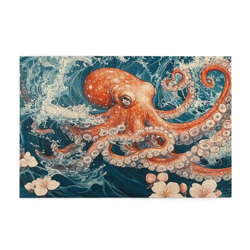 Puzzle 6000 Teile Blume Puzzle Oktopus DIY Kreative Holz Jigsaws für Erwachsene, Geschenkbox Verpackung, Impossible Herausfordernde Familie Aktivität Spiele, Deko Wohnzimmer Geschenke 105x179cm E-1634 Puzzle 6000 Teile Blume Puzzle Oktopus DIY Kreative Holz Jigsaws für Erwachsene, Geschenkbox Verpackung, Impossible Herausfordernde Familie Aktivität Spiele, Deko Wohnzimmer Geschenke 105x179cm E-1634 von Wehsaeho