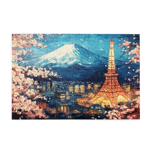 Puzzle 6000 Teile Japan Puzzle Tokio-Turm DIY Kreative Holz Jigsaws für Erwachsene, Impossible Herausfordernde Familie Aktivität Spiele, Deko Wohnzimmer, Geschenke für Frauen 105x179cm E-1305 Puzzle 6000 Teile Japan Puzzle Tokio-Turm DIY Kreative Holz Jigsaws für Erwachsene, Impossible Herausfordernde Familie Aktivität Spiele, Deko Wohnzimmer, Geschenke für Frauen 105x179cm E-1305 von Wehsaeho