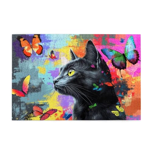 Puzzle 6000 Teile Katze Puzzle Schmetterling DIY Kreative Holz Jigsaws für Erwachsene, Impossible Herausfordernde Familie Aktivität Spiele, Deko Wohnzimmer, Geschenke für Frauen 105x179cm E-1258 Puzzle 6000 Teile Katze Puzzle Schmetterling DIY Kreative Holz Jigsaws für Erwachsene, Impossible Herausfordernde Familie Aktivität Spiele, Deko Wohnzimmer, Geschenke für Frauen 105x179cm E-1258 von Wehsaeho