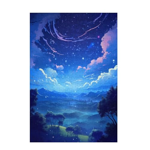 Sternenhimmel Puzzle Landschaft Puzzle Große 200 Teile Erwachsene, Clevere Rätsel, Geschicklichkeitsspiel für die Ganze Familie, Holz Farbenfrohes Jigsaws mit Geschenkbox, Zimmer Deko 35x25cm D-1760 Sternenhimmel Puzzle Landschaft Puzzle Große 200 Teile Erwachsene, Clevere Rätsel, Geschicklichkeitsspiel für die Ganze Familie, Holz Farbenfrohes Jigsaws mit Geschenkbox, Zimmer Deko 35x25cm D-1760 von Wehsaeho