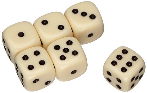 weiblespiele 05212 - Acryl-Würfel, 12 mm, 100 Stück, Elfenbein weiblespiele 05212 - Acryl-Würfel, 12 mm, 100 Stück, Elfenbein von Weible Spiele