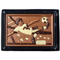 Schokoladen Geschenktafel "Fußball", 85g von Weibler Confiserie