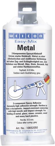 Weicon Easy-Mix Metal Zwei-Komponentenkleber 10652050 50ml von Weicon