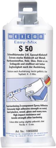 Weicon Easy-Mix S 50 Zwei-Komponentenkleber 10650050 50ml von Weicon