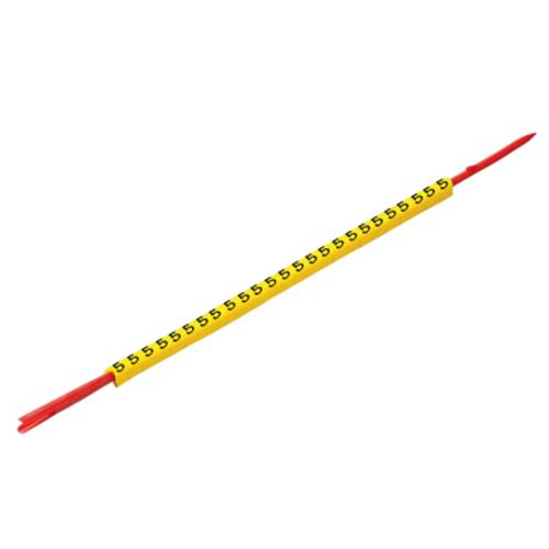 Weidmüller CLI R 02-3 GE/SW - Kennzeichnungsring Aufdruck - Außendurchmesser-Bereich 1.3 bis 3mm 0 von Weidmüller