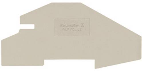 Weidmüller Abschlussplatten und Trennwände WAP WDL2.5/S 1067700000-1 Grau von Weidmüller