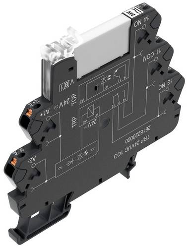 Weidmüller TRP 230VUC 1CO AGSNO Koppelrelais 230V DC/AC 6A 1 Wechsler 10St. von Weidmüller