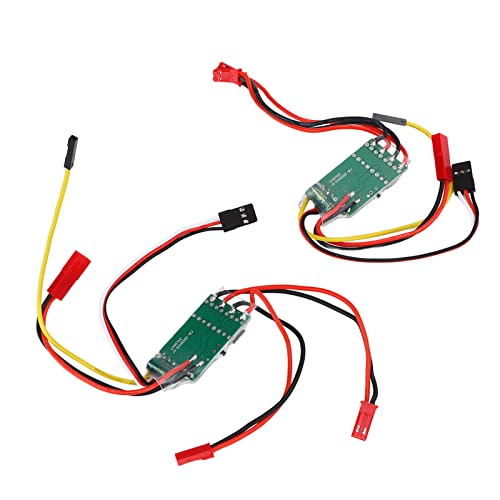 Weikeya RC Dual Way ESC, spritzwassergeschützt, sicherer Überhitzungsschutz, Anti-Interferenz-RC-Regler für Boote, Spielzeugspiele von Weikeya