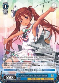 Weiss Schwarz - 3rd Maestrale-Class Destroyer, Libeccio - KC/S42-E078 - R - KanColle: Arrival! - Verstärkungsflotten aus Europa! von Weiss Schwarz